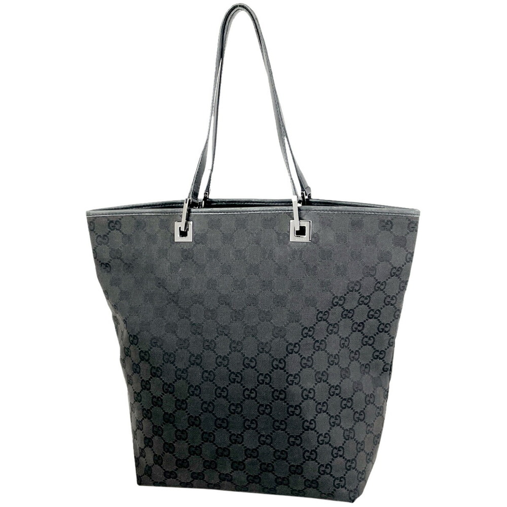 Gucci GG Tote Bag Canvas Black